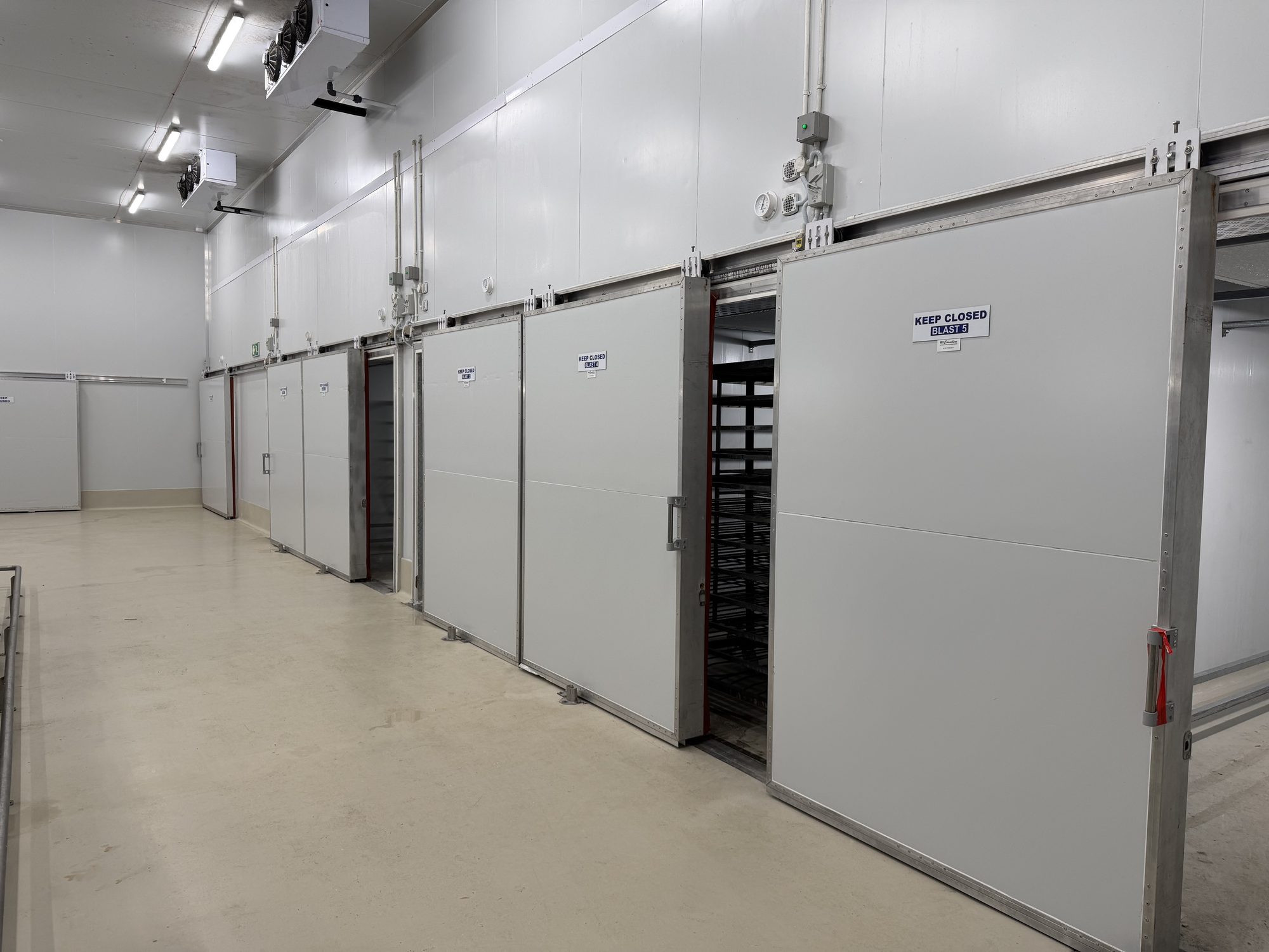 Letap Fishing blast freezer rooms